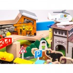 Set trenulete cu masuta si accesorii - Oraselul Sodor - 108 piese